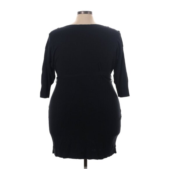 Little Black Dress Preppy Quiet Luxury Office Siren Size 22/24 - Picture 2 of 3